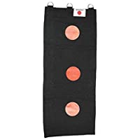 Bolsa de pared 3 sección Senshi Japón hecha de lona (negro con objetivos) wing chun 3-sección bolsa